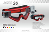 populares gafas de motocross de colores-MXG26