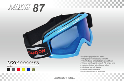 Gafas de motocross con lentes tintados-MXG87